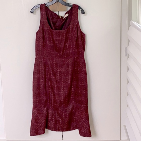 Tory Burch Burgundy Boucle Dress - afp-fysiotherapie.nl